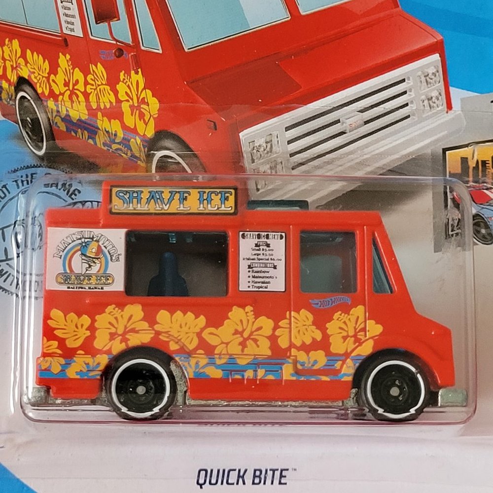 2018 HOT WHEELS, QUICK BITE, #1, MINT IN THE PACKAGE!!!